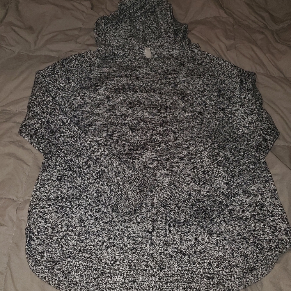 GAP Hooded Nylon Cotton Wool Blend Sweater